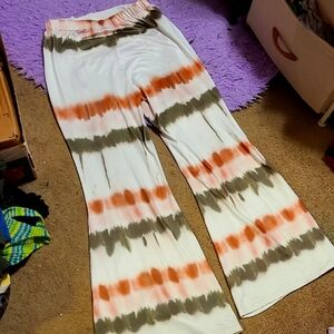 WIDE LEG SOFT TIE DIE PANTS
